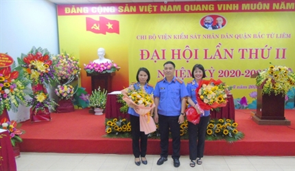 Viện KSND quận Bắc Từ Liêm tổ chức thành công Đại hội Chi bộ nhiệm kỳ...